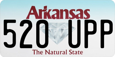 AR license plate 520UPP