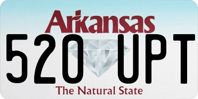 AR license plate 520UPT