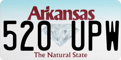 AR license plate 520UPW