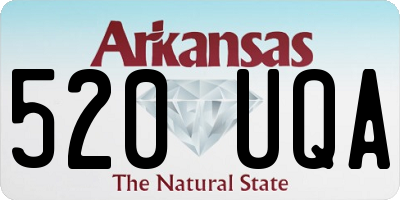 AR license plate 520UQA
