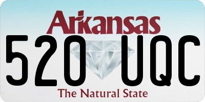AR license plate 520UQC