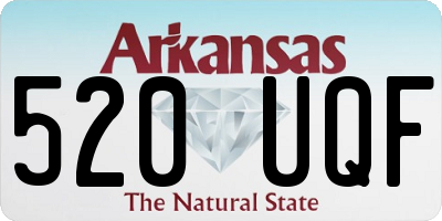 AR license plate 520UQF
