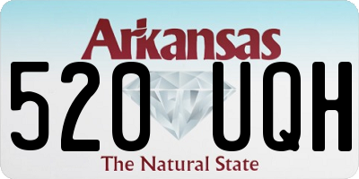 AR license plate 520UQH