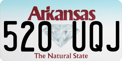 AR license plate 520UQJ