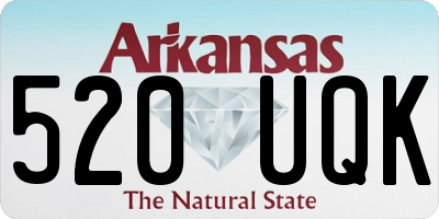AR license plate 520UQK