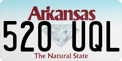 AR license plate 520UQL