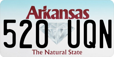 AR license plate 520UQN