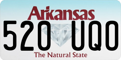 AR license plate 520UQO