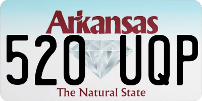 AR license plate 520UQP