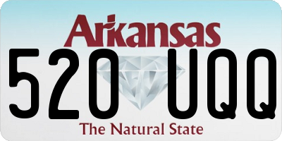 AR license plate 520UQQ