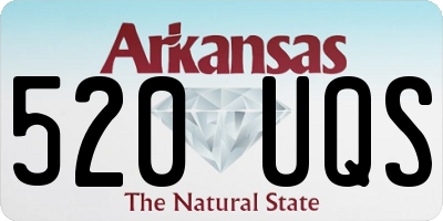 AR license plate 520UQS