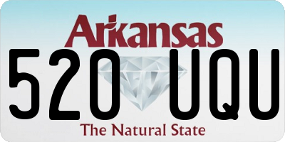AR license plate 520UQU