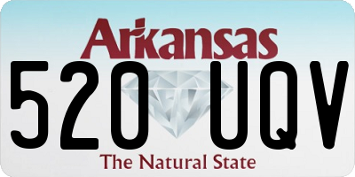 AR license plate 520UQV