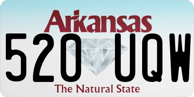 AR license plate 520UQW