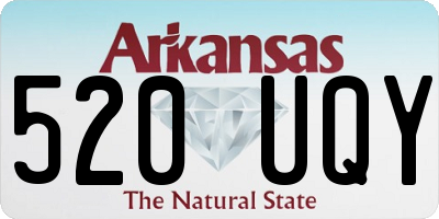 AR license plate 520UQY
