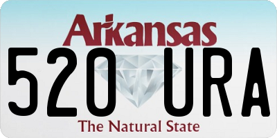 AR license plate 520URA