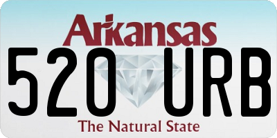 AR license plate 520URB