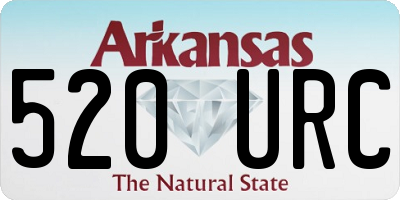 AR license plate 520URC
