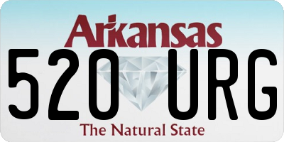 AR license plate 520URG