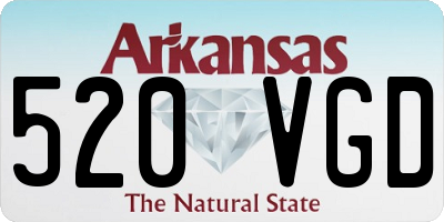 AR license plate 520VGD