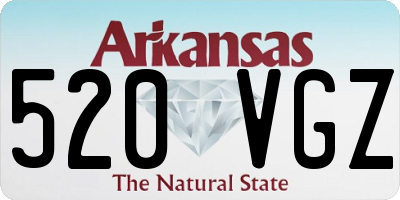 AR license plate 520VGZ