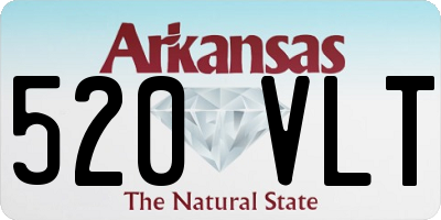 AR license plate 520VLT