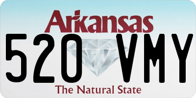 AR license plate 520VMY
