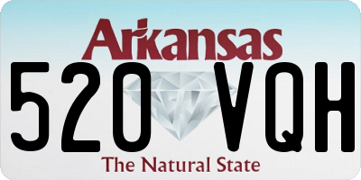 AR license plate 520VQH