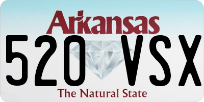 AR license plate 520VSX
