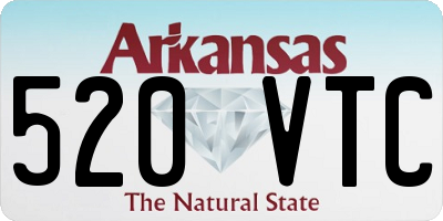 AR license plate 520VTC