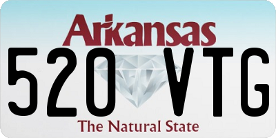 AR license plate 520VTG
