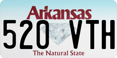 AR license plate 520VTH