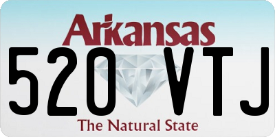 AR license plate 520VTJ