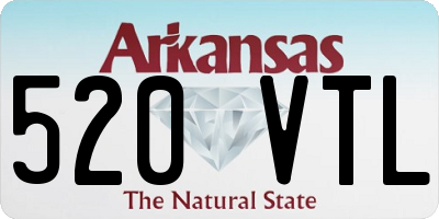 AR license plate 520VTL