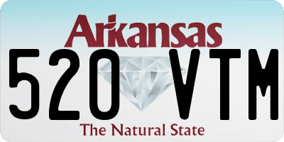 AR license plate 520VTM