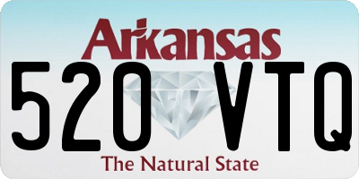 AR license plate 520VTQ