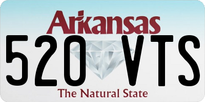 AR license plate 520VTS
