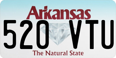AR license plate 520VTU