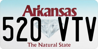 AR license plate 520VTV