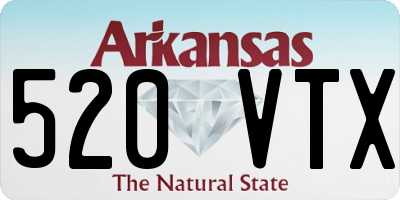 AR license plate 520VTX