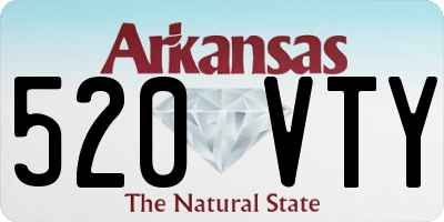 AR license plate 520VTY