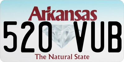 AR license plate 520VUB