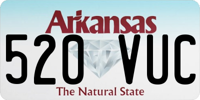 AR license plate 520VUC