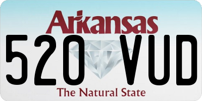AR license plate 520VUD