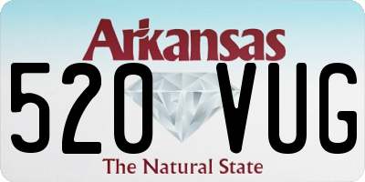 AR license plate 520VUG