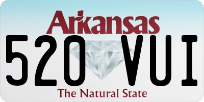 AR license plate 520VUI