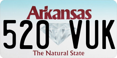 AR license plate 520VUK