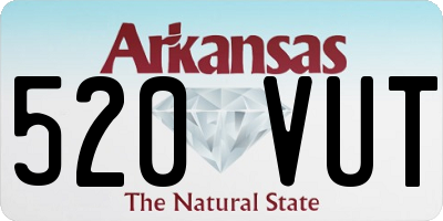 AR license plate 520VUT