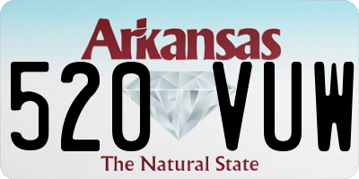 AR license plate 520VUW