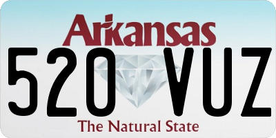 AR license plate 520VUZ